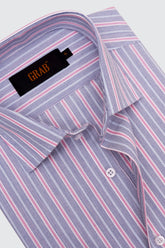 L-PURPLE LINING SHIRT